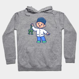 Cute moslem boy Hoodie